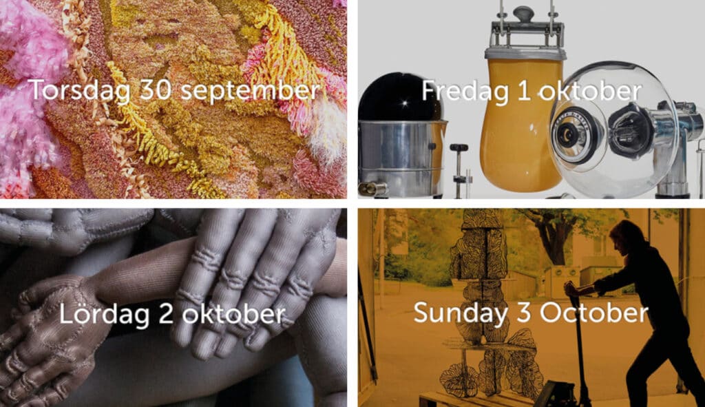 Stockholm Craft Week program 2021