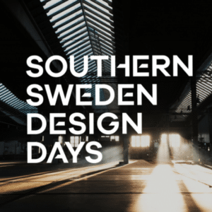 Southern Sweden Design days logotyp med bakgrund