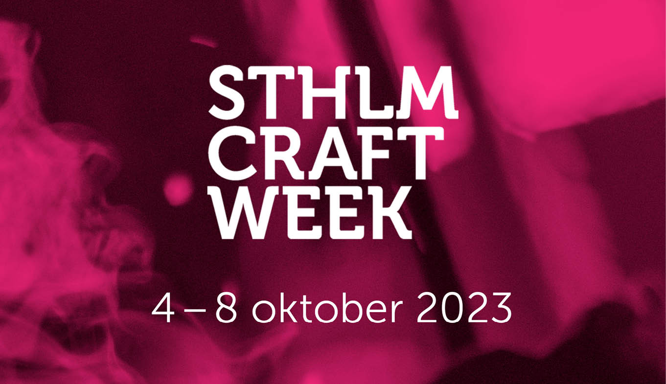 Stockholm Craft Week 2023