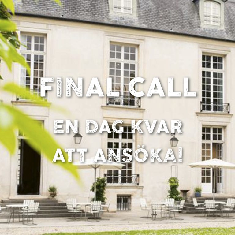 Vistelsestipendium 2025 på Svenska institutet i Paris