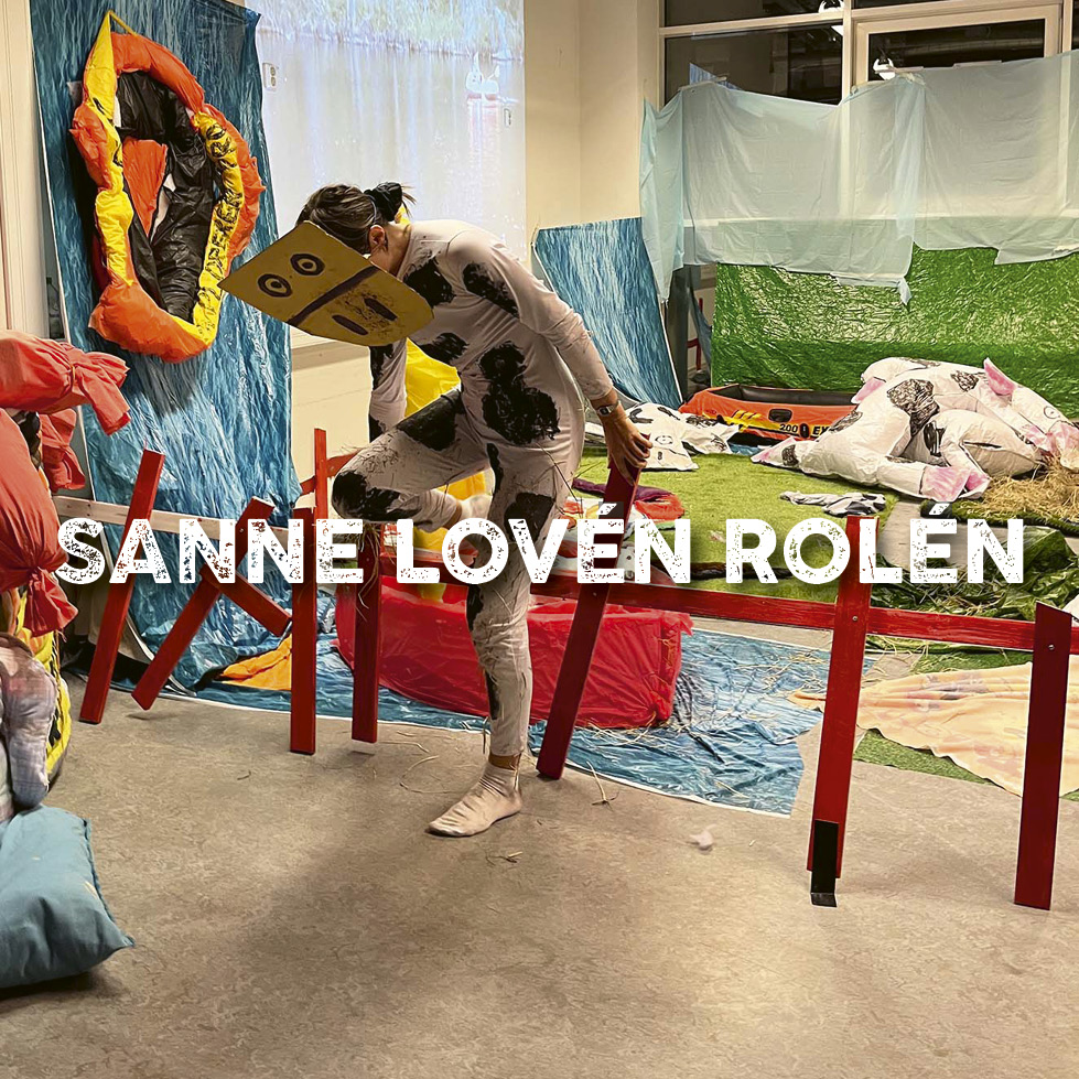 Textilkonstnär Sanne Lovén Rolén