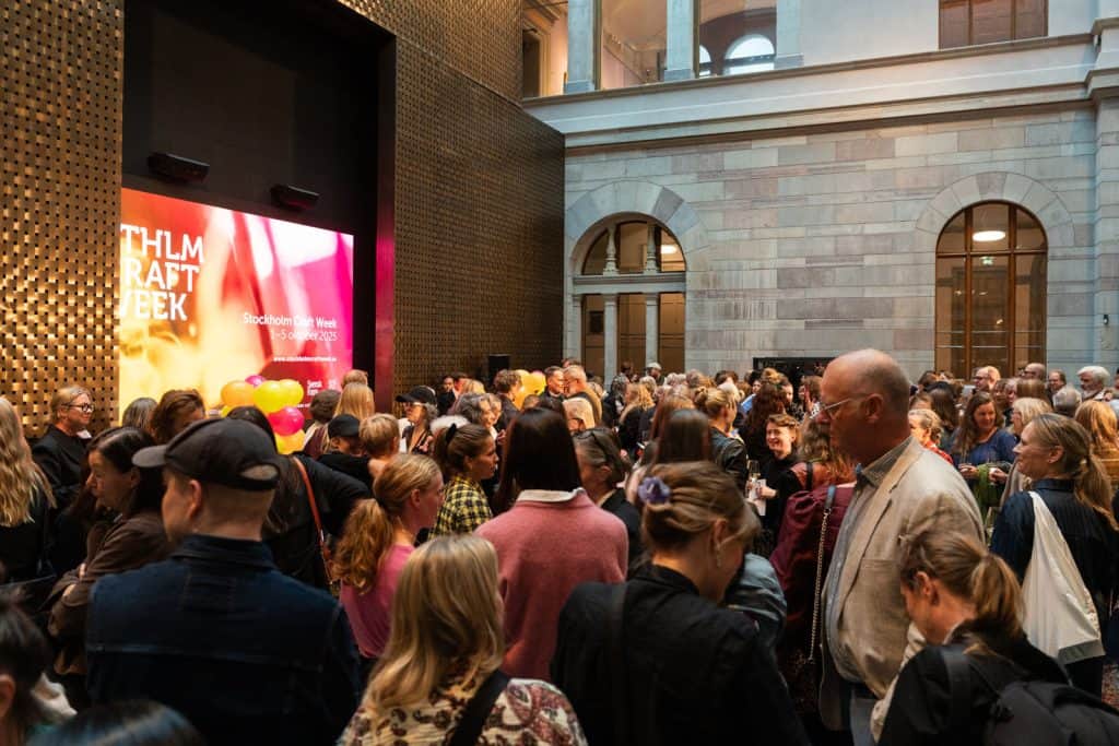 Stockholm Craft Week 2025, invigning på Nationalmuseum