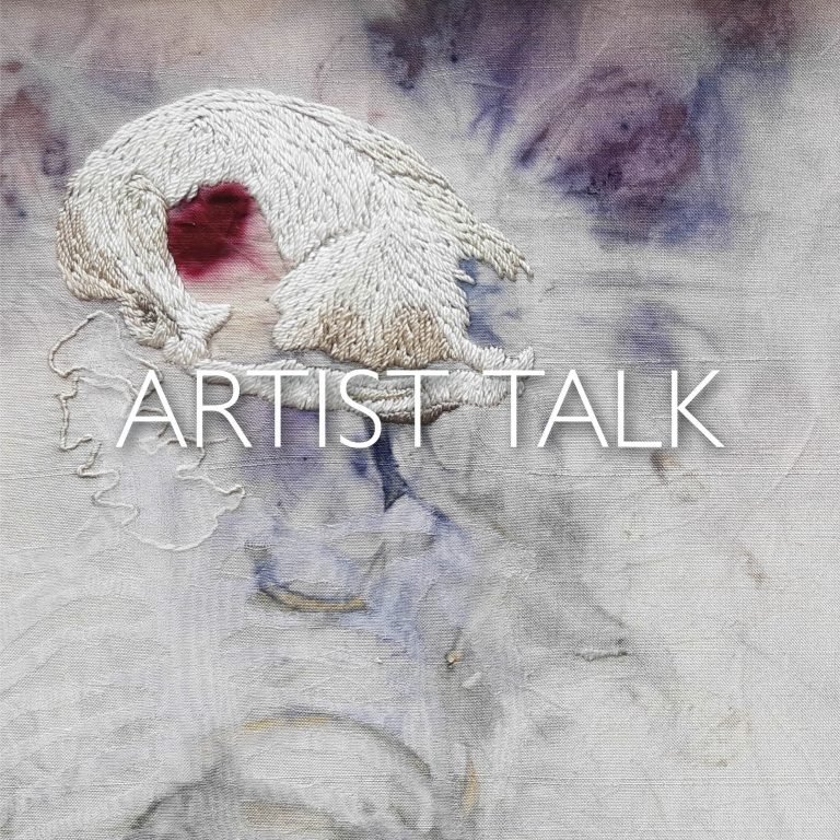 Myrkotte • broderat verk av Jenny Hillevi Larsson