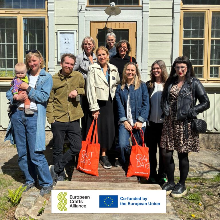 Konsthantverkscentrums personal på Craft Days 2026