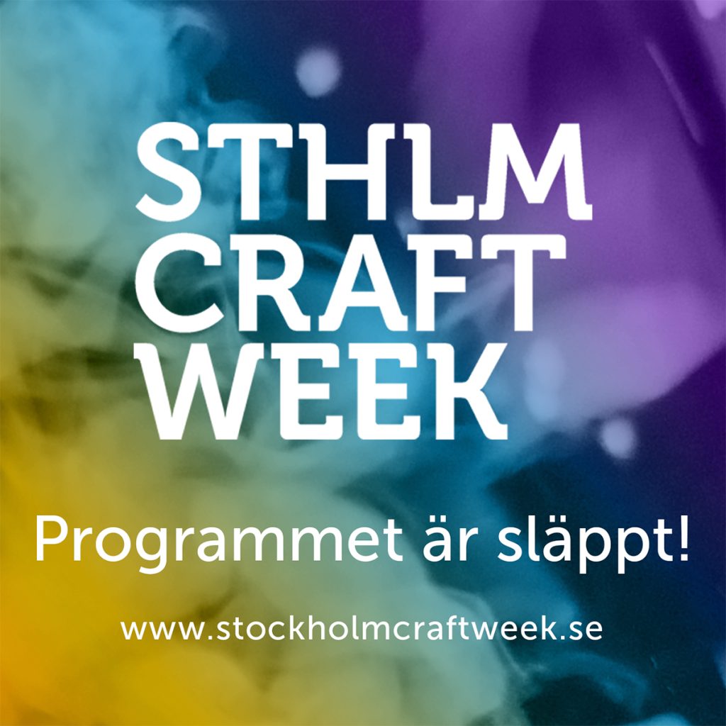 Stockholm Craft Week 2026