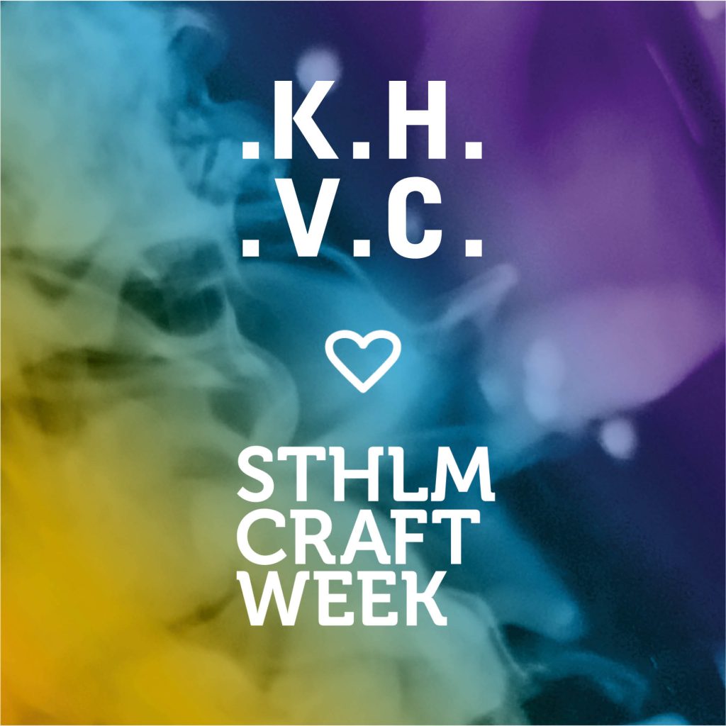 Konsthantverkscentrum under Stockholm Craft Week 2026